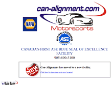 Tablet Screenshot of canalignment.com